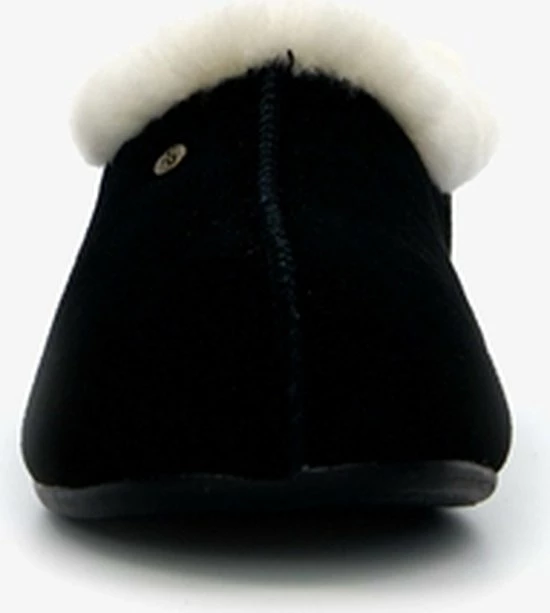 Hush Puppies Zwarte Dames Pantoffels - Zwart - Maat 38 - Sloffen - Echt Leer 4 Hush Puppies Zwarte Dames Pantoffels - Zwart - Maat 38 - Sloffen - Echt Leer - Afbeelding 2