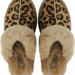 UGG W Scuffette II Spotty Dames Sloffen - Natural - Maat 38 -Dames-schoenen Winkel 550x616