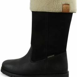 MGO Leisure Wear MGO Bross Mucks - Leren Dameslaars - Waterdichte Laarzen - Wol Gevoerd - Zwart Suede Leer - Maat 38 -Dames-schoenen Winkel 550x620 2