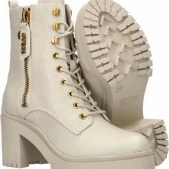 Guess Cabra Dames Veterboot - Ecru - Maat 40 31 Guess Cabra Dames Veterboot - Ecru - Maat 40 -Dames-schoenen Winkel 550x623 2