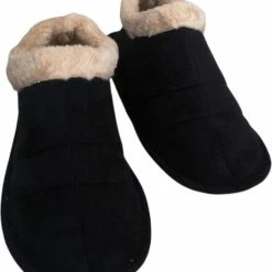 MeditorPlus Comfortabele Sloffen - Hoog Model - Harde Zool - ZWART - Maat 41 -Dames-schoenen Winkel 550x625 4