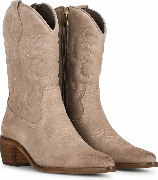 PS Poelman BABS Dames Western Laarzen - Beige - Maat 40 8 PS Poelman BABS Dames Western Laarzen - Beige - Maat 40 - Afbeelding 6