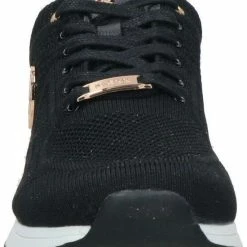 Mexx Dames Sneaker Gitte Glitter Zwart -Dames-schoenen Winkel 550x629