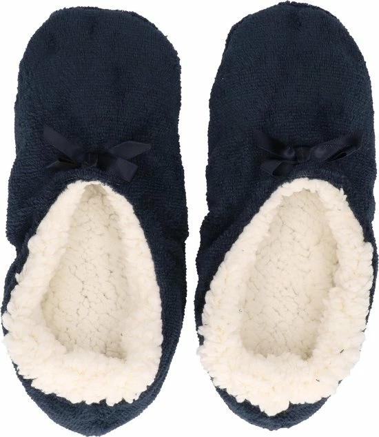 Apollo Dames Ballerina Sloffen/pantoffels Marine Blauw Maat 37-39 3 Apollo Dames Ballerina Sloffen/pantoffels Marine Blauw Maat 37-39