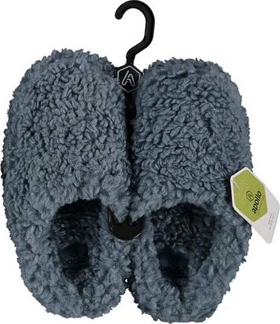 Apollo | Pantoffels Kinderen | Teddy | Blauw | Maat 33/34 | Pantoffels Meisjes | Pantoffels Jongens 4 Apollo | Pantoffels Kinderen | Teddy | Blauw | Maat 33/34 | Pantoffels Meisjes | Pantoffels Jongens - Afbeelding 2