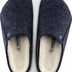 Birkenstock Zermatt Shearling Sloffen Regular Blauw Uni (1017535) -Dames-schoenen Winkel 550x650 10