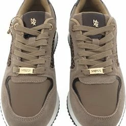 Mexx Dames Sneaker Fleur Taupe -Dames-schoenen Winkel 550x650