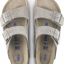 Birkenstock Arizona Slippers Grijs - Narrow Fit -Maat 39 -Dames-schoenen Winkel 550x650 7