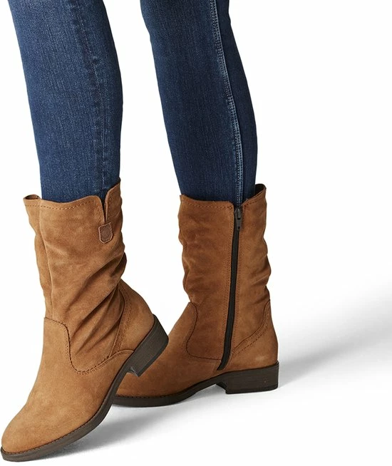 Tamaris Enkellaars - Vrouwen - Bruin/Cognac - Maat 38 12 Tamaris Enkellaars - Vrouwen - Bruin/Cognac - Maat 38 - Afbeelding 10