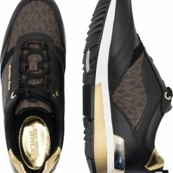 Michael Kors Allie Stride Dames Sneakers - Black/Brown - Maat 39 14 Michael Kors Allie Stride Dames Sneakers - Black/Brown - Maat 39 -Dames-schoenen Winkel 550x655 3