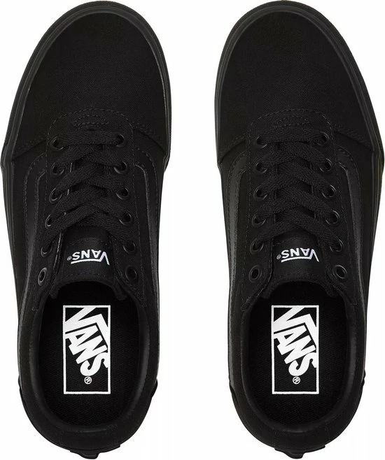 Vans Ward Platform Dames Sneakers - (Canvas) Black/Black - Maat 41 7 Vans Ward Platform Dames Sneakers - (Canvas) Black/Black - Maat 41 - Afbeelding 5