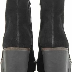 Gabor Enkellaarsjes Dames / Laarzen / Damesschoenen - Suède - 94.780.17 - Zwart - Maat 38 -Dames-schoenen Winkel 550x659 7