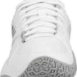 K-Swiss Ks Tfw Aero Court Omni Tennisschoenen Dames - White/High-Rise/Silver 11 K-Swiss Ks Tfw Aero Court Omni Tennisschoenen Dames - White/High-Rise/Silver -Dames-schoenen Winkel 550x664 4