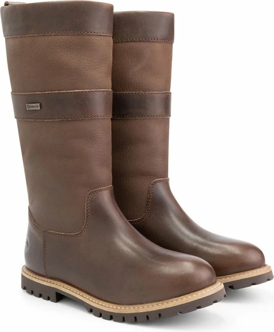 Travelin' Danmark Dames Outdoorlaarzen - Gevoerde Waterdichte Wandellaars - Donkerbruin Leer - Maat 39 5 Travelin' Danmark Dames Outdoorlaarzen - Gevoerde Waterdichte Wandellaars - Donkerbruin Leer - Maat 39 - Afbeelding 3