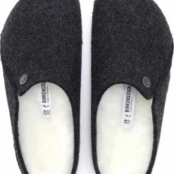 Birkenstock Zermatt Regular Filz Shearling Cozy Home Pantoffels - Anthraciet - Maat 42 22 Birkenstock Zermatt Regular Filz Shearling Cozy Home Pantoffels - Anthraciet - Maat 42 -Dames-schoenen Winkel 550x669 4