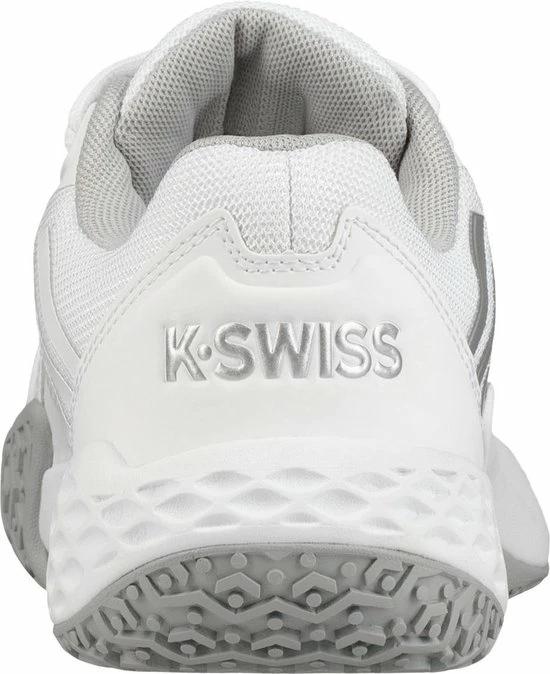 K-Swiss Ks Tfw Aero Court Omni Tennisschoenen Dames - White/High-Rise/Silver 7 K-Swiss Ks Tfw Aero Court Omni Tennisschoenen Dames - White/High-Rise/Silver - Afbeelding 5