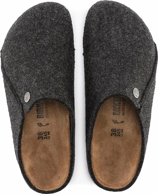 Birkenstock Sloffen - Maat 38 - Unisex - Antraciet 6 Birkenstock Sloffen - Maat 38 - Unisex - Antraciet - Afbeelding 4