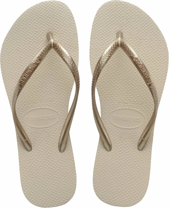 Havaianas Slim Dames Slippers - Sand Grey/Light Golden - Maat 39/40 17 Havaianas Slim Dames Slippers - Sand Grey/Light Golden - Maat 39/40 - Afbeelding 15