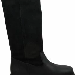 MGO Leisure Wear MGO Bross Mucks - Leren Dameslaars - Waterdichte Laarzen - Wol Gevoerd - Zwart Suede Leer - Maat 38 -Dames-schoenen Winkel 550x682 2