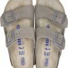 Birkenstock Arizona Slippers Grijs - Narrow Fit -Maat 39 -Dames-schoenen Winkel 550x683 4