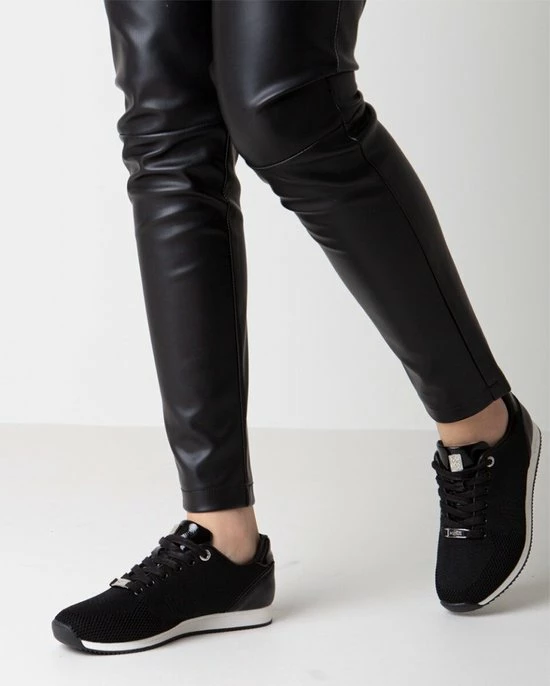 Mexx Sneaker Cato Zwart Met Witte Zool - Dames - Maat 39 11 Mexx Sneaker Cato Zwart Met Witte Zool - Dames - Maat 39 - Afbeelding 9