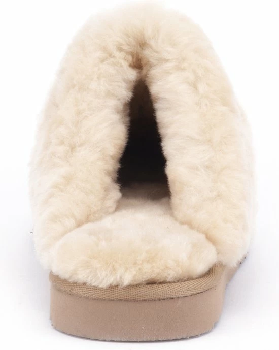 Warmbat Flurry Suede Dames Pantoffels - Camel - Maat 42 5 Warmbat Flurry Suede Dames Pantoffels - Camel - Maat 42 - Afbeelding 3