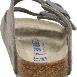 Birkenstock Arizona Slippers Grijs - Narrow Fit -Maat 39 -Dames-schoenen Winkel 550x690 2