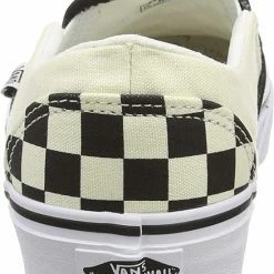 Vans Asher Checkerboard Dames Sneakers - Black/White - Maat 39 -Dames-schoenen Winkel 550x693 2