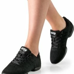Zwarte Danssneakers Dames Anna Kern Suny 120-bold - Salsa, Latin, Stijldansen - Maat 40 -Dames-schoenen Winkel 550x695