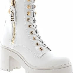 Guess Cabra Dames Veterboot - Ecru - Maat 40 36 Guess Cabra Dames Veterboot - Ecru - Maat 40 -Dames-schoenen Winkel 550x695 4
