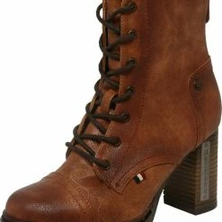 Mustang Cognac Enkellaarzen Dames 40 33 Mustang Cognac Enkellaarzen Dames 40 -Dames-schoenen Winkel 550x698 6