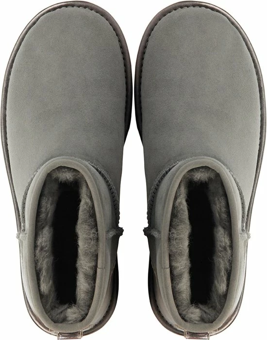 UGG Enkellaarsjes Dames / Laarzen / Damesschoenen - Wol - 1120872 - Grijs - Maat 38 6 UGG Enkellaarsjes Dames / Laarzen / Damesschoenen - Wol - 1120872 - Grijs - Maat 38 - Afbeelding 4