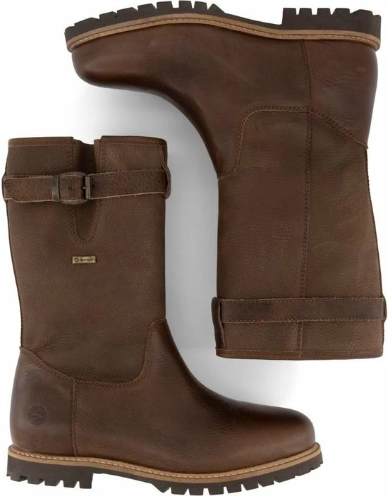 Travelin' Finland Dames - Wolgevoerde Leren Outdoorlaars - Waterdicht Laarzen - Donkerbuin Leer - Maat 41 11 Travelin' Finland Dames - Wolgevoerde Leren Outdoorlaars - Waterdicht Laarzen - Donkerbuin Leer - Maat 41 - Afbeelding 9