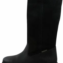 MGO Leisure Wear MGO Bross Mucks - Leren Dameslaars - Waterdichte Laarzen - Wol Gevoerd - Zwart Suede Leer - Maat 40 -Dames-schoenen Winkel 550x706 1