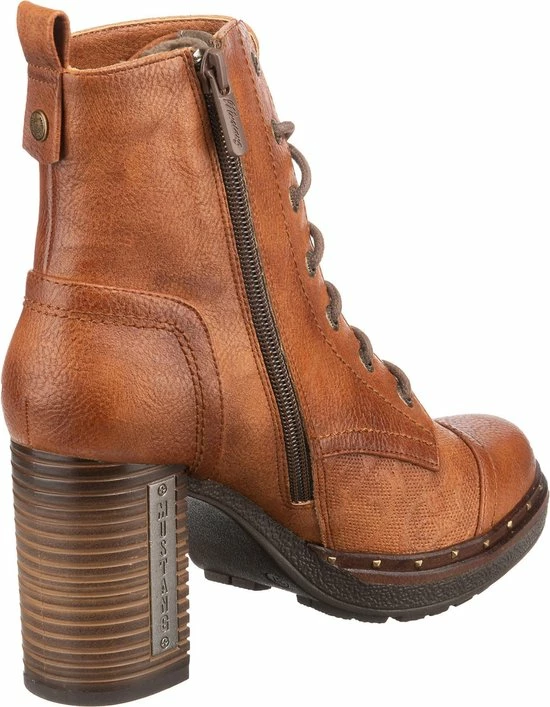 Mustang Cognac Enkellaarzen Dames 40 13 Mustang Cognac Enkellaarzen Dames 40 - Afbeelding 11