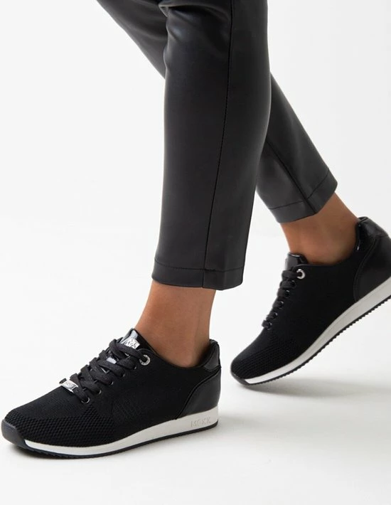 Mexx Sneaker Cato Zwart Met Witte Zool - Dames - Maat 39 3 Mexx Sneaker Cato Zwart Met Witte Zool - Dames - Maat 39