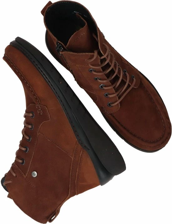 Wolky Veterschoenen Next Cognac Nubuck 5 Wolky Veterschoenen Next Cognac Nubuck - Afbeelding 3