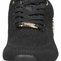 Mexx Dames Sneaker Gitte Glitter Zwart -Dames-schoenen Winkel 550x716 1