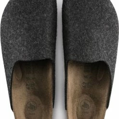 Birkenstock Amsterdam Anthracite Narrow VEG Felt Wooly Home Unisex Pantoffels - Antraciet - Maat 38 23 Birkenstock Amsterdam Anthracite Narrow VEG Felt Wooly Home Unisex Pantoffels - Antraciet - Maat 38 -Dames-schoenen Winkel 550x716 3