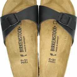 Birkenstock Madrid Dames Slippers Small Fit - Black - Maat 41 33 Birkenstock Madrid Dames Slippers Small Fit - Black - Maat 41 -Dames-schoenen Winkel 550x716 4