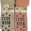 Sukats® Huissokken - Homesocks - 2 Paar - Maat 35-38 - Roze/Grijs - Wollen Sokken - Dames Huissokken 1 Sukats® Huissokken - Homesocks - 2 Paar - Maat 35-38 - Roze/Grijs - Wollen Sokken - Dames Huissokken -Dames-schoenen Winkel 550x724 1