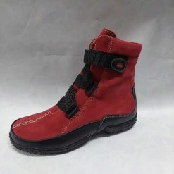 WOLKY 19510 / Dakota / Enkellaarzen Met Klittenband / Rood / Maat 37