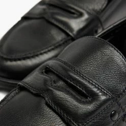 5th Avenue Zwarte Leren Loafer - Maat 39 -Dames-schoenen Winkel 550x733 26