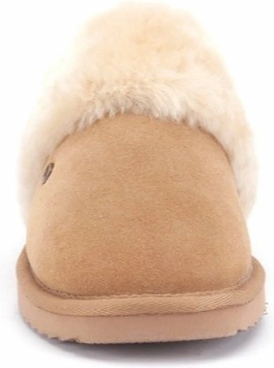 Warmbat Flurry Suede Dames Pantoffels - Camel - Maat 42 19 Warmbat Flurry Suede Dames Pantoffels - Camel - Maat 42 - Afbeelding 17