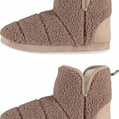 Apollo Pantoffels Dames - Sloffen - Pantoffels - Sloffen Dames - Bruin - Maat 41/42