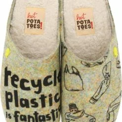 Hot Potatoes Sloffen - Maat 40 - Vrouwen - Grijs/Geel/Zwart -Dames-schoenen Winkel 550x748 1