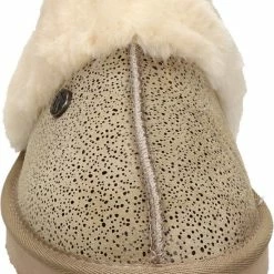 Alpacas Dames Pantoffel - Beige - Maat 38 -Dames-schoenen Winkel 550x753
