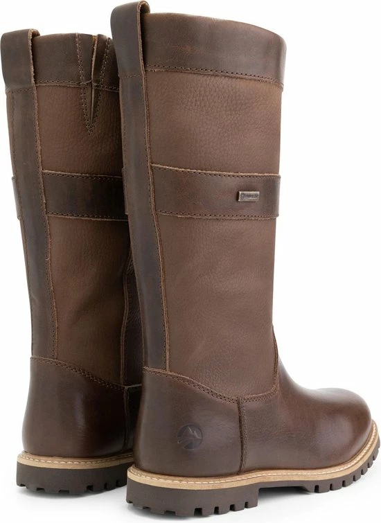 Travelin' Danmark Dames Outdoorlaarzen - Gevoerde Waterdichte Wandellaars - Donkerbruin Leer - Maat 39 6 Travelin' Danmark Dames Outdoorlaarzen - Gevoerde Waterdichte Wandellaars - Donkerbruin Leer - Maat 39 - Afbeelding 4