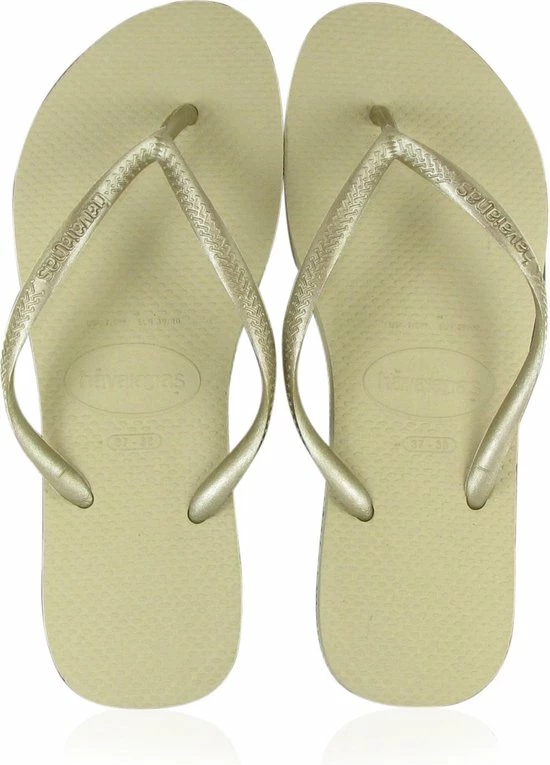 Havaianas Slim Dames Slippers - Sand Grey/Light Golden - Maat 39/40 11 Havaianas Slim Dames Slippers - Sand Grey/Light Golden - Maat 39/40 - Afbeelding 9