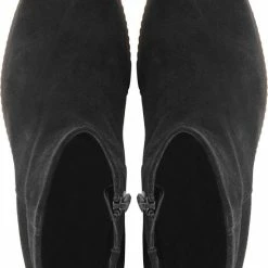 Gabor Enkellaarsjes Dames / Laarzen / Damesschoenen - Suède - 94.780.17 - Zwart - Maat 38 -Dames-schoenen Winkel 550x769